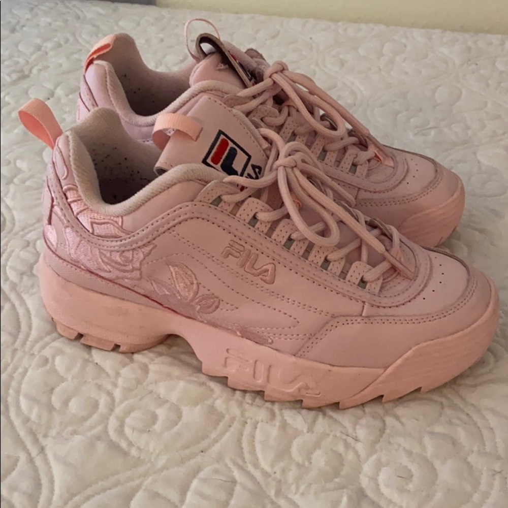 Womens Fila Disruptor 2 Rose Athletic Shoe - Pink